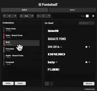 Fontshelf (Figma)